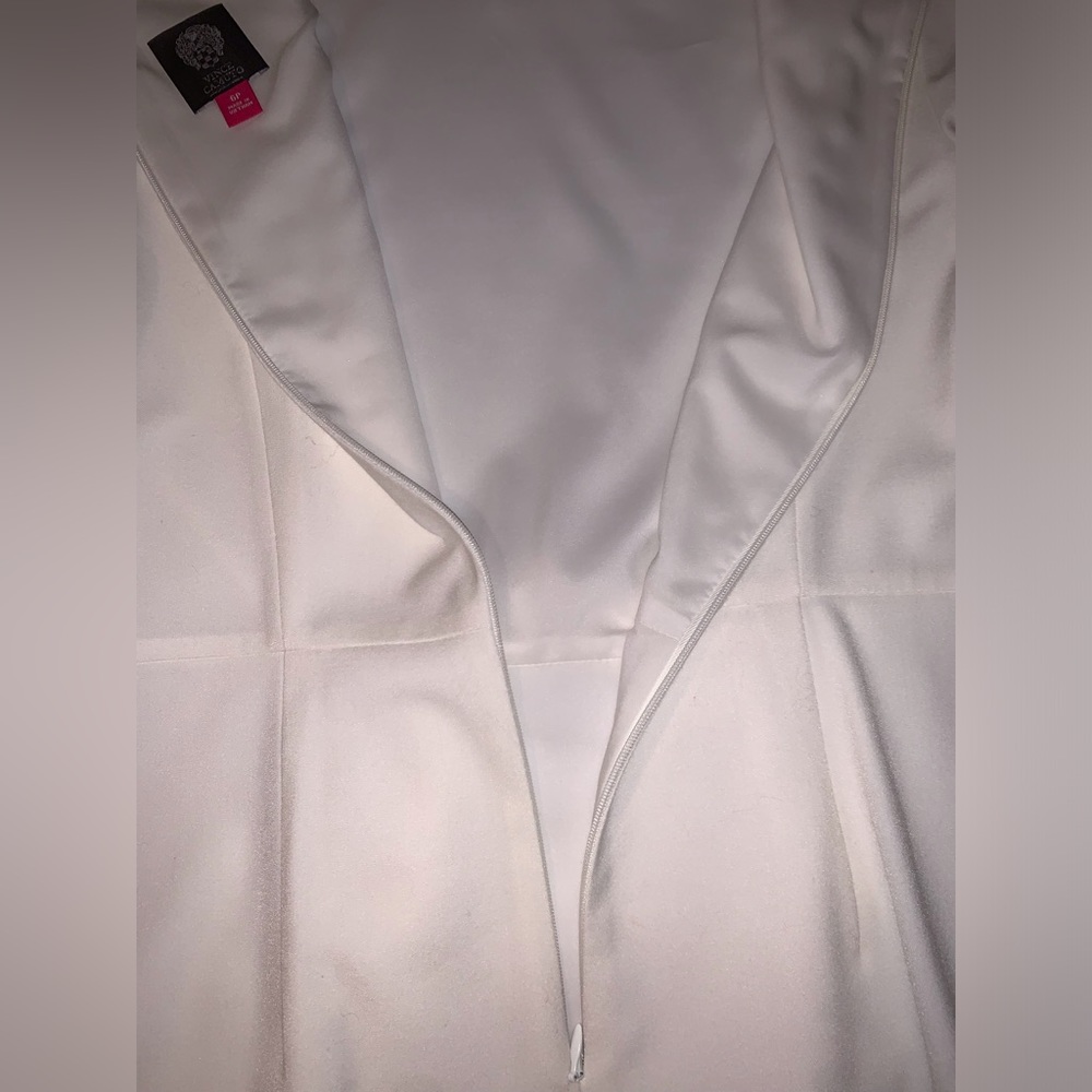 Vince Camuto White Dress, NWT Size 6P - Picture 8 of 14